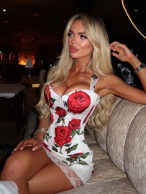 White Floral skirt
